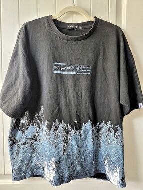 VAMTAC Keep The Studio One Graphic Oversized Short Sleeve Tee Size Large